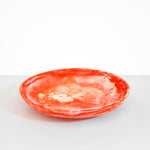 Dinosaur Designs Atelier Salad Bowl in Strawberry Colour resin