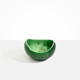 Dinosaur Designs Large Beetle Bowl in Moss Colour resin