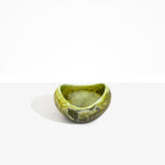 Dinosaur Designs Medium Beetle Bowl in Malachite Colour resin