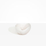 Dinosaur Designs Medium Beetle Bowl in Snow Swirl Colour resin