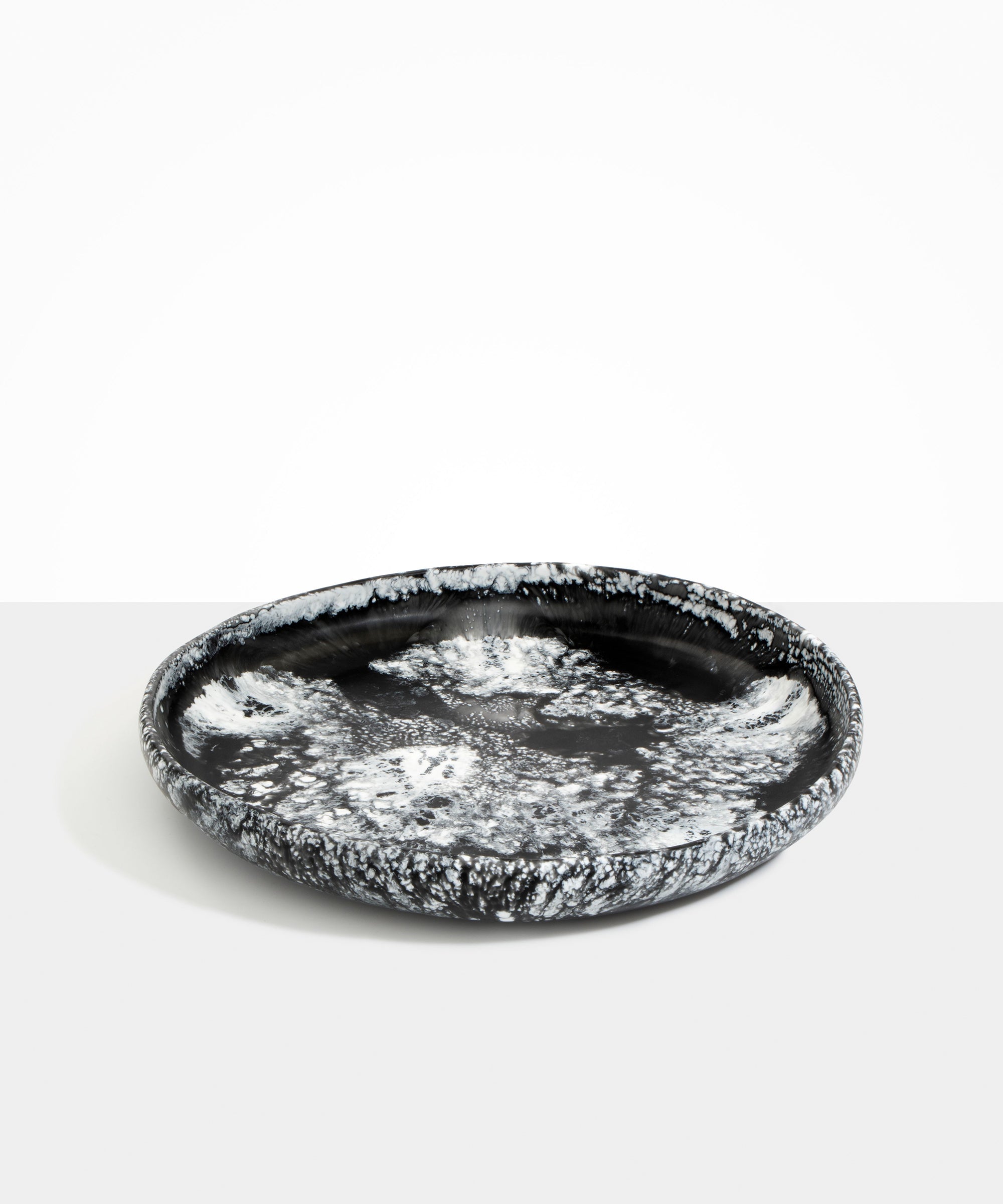 Dinosaur Designs Grand Earth Bowl in Black Marble Colour resin
