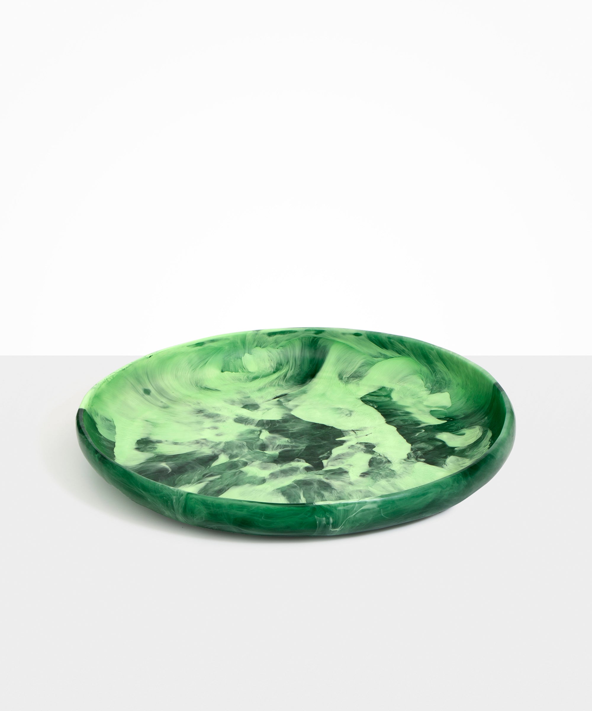 Dinosaur Designs Grand Earth Bowl in Moss Colour resin