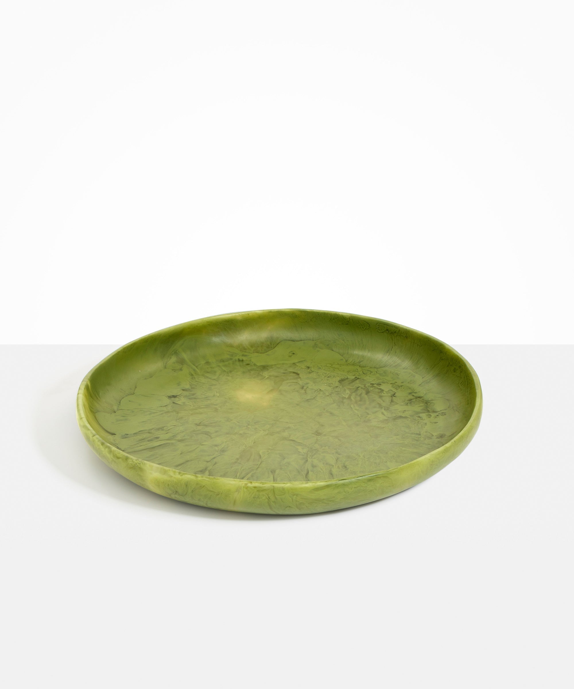 Dinosaur Designs Grand Earth Bowl in Olive Colour resin
