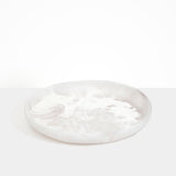 Dinosaur Designs Grand Earth Bowl in Snow Swirl Colour resin