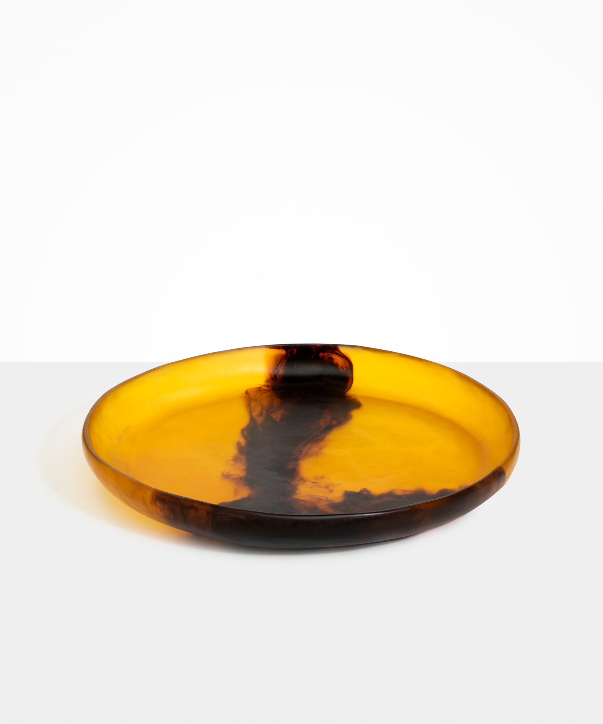 Dinosaur Designs Grand Earth Bowl in Tortoise Colour resin