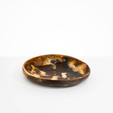 Dinosaur Designs Large Earth Bowl in Dark Horn Colour resin