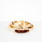 Dinosaur Designs Large Earth Bowl in Light Horn Colour resin