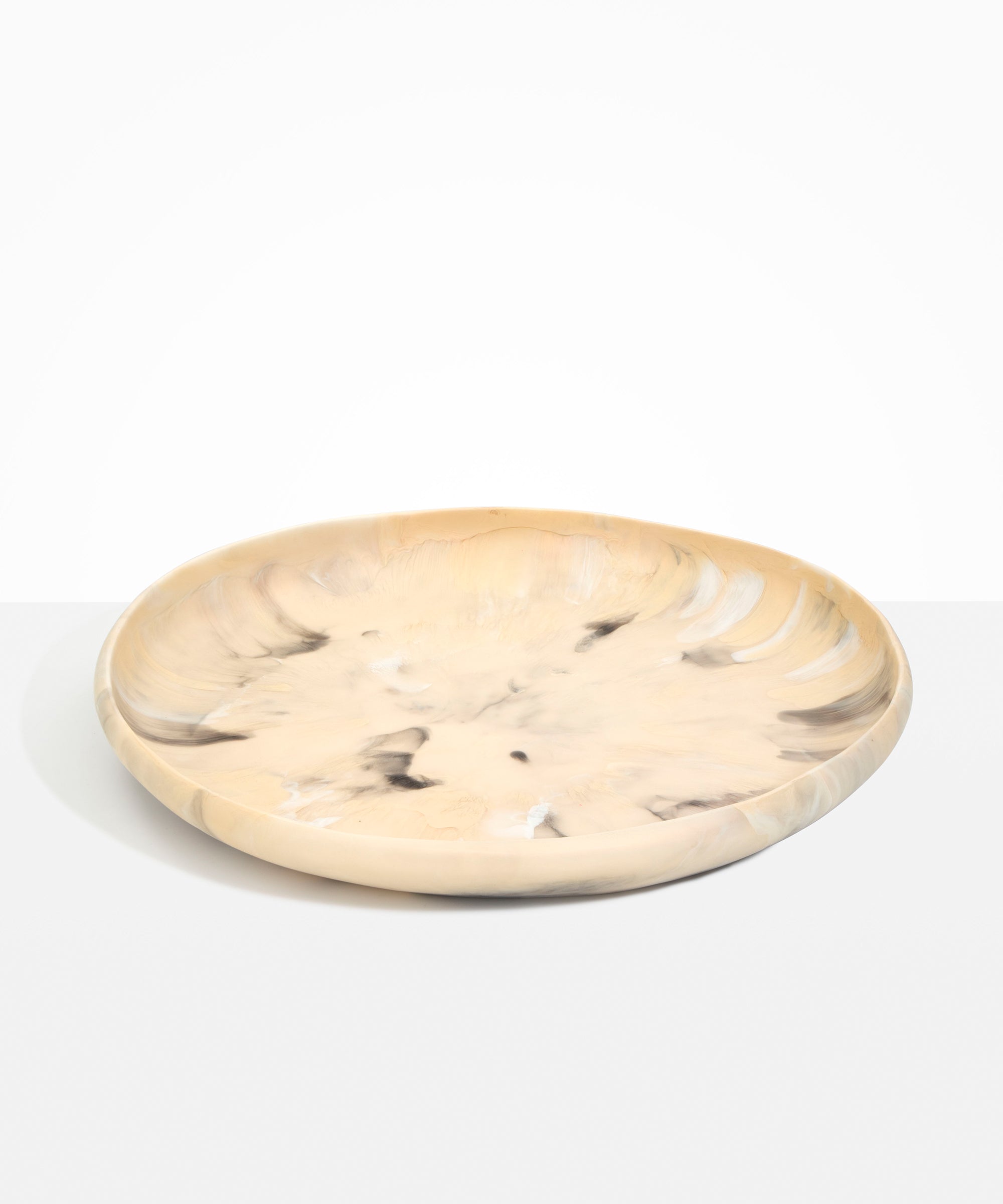 Dinosaur Designs Extra Large Earth Bowl in Sandy Pearl Colour resin