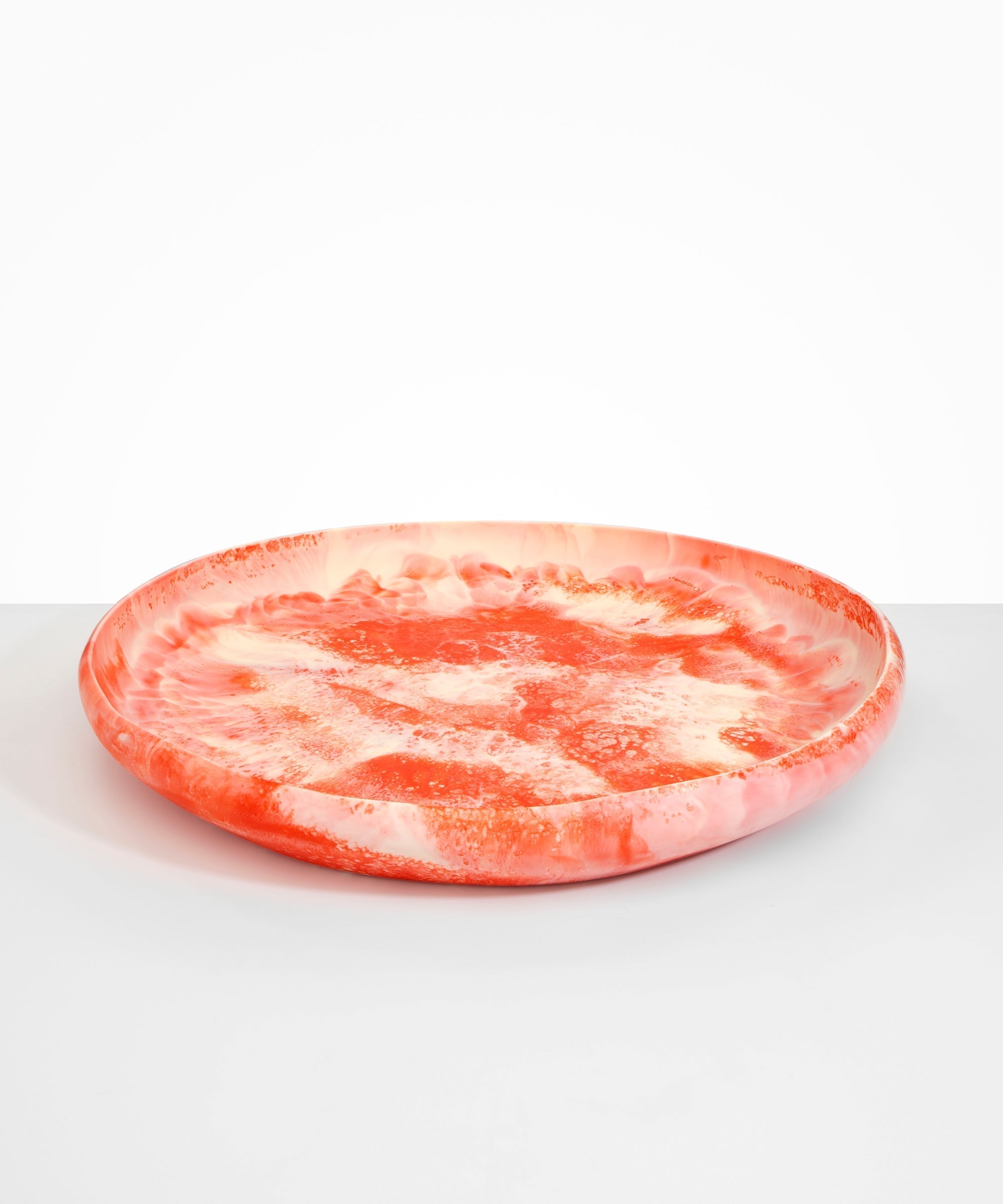 Dinosaur Designs Extra Large Earth Bowl in Strawberry Colour resin