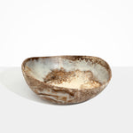Dinosaur Designs Large Flow Bowl in Cappuccino Colour resin
