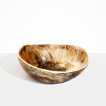 Dinosaur Designs Large Flow Bowl in Light Horn Colour resin