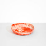 Dinosaur Designs Medium Flow Bowl in Strawberry Colour resin