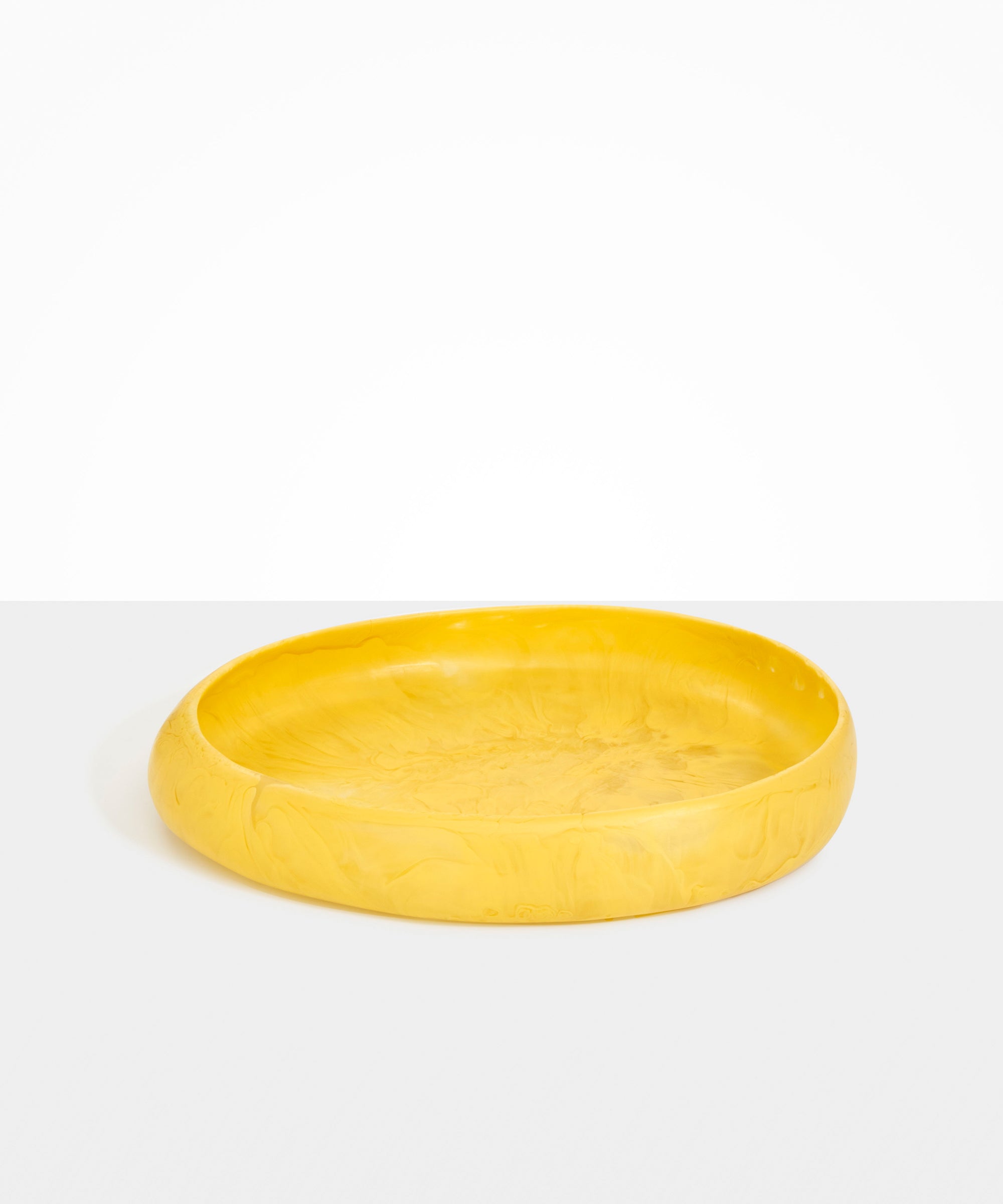 Dinosaur Designs Large Rock Bowl in Pollen Colour resin