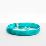 Dinosaur Designs Large Rock Bowl in Lagoon Colour resin