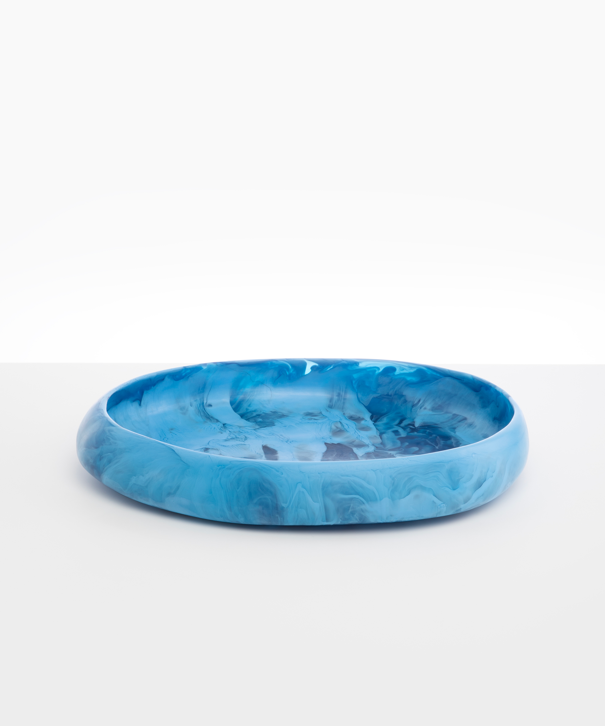 Dinosaur Designs Large Rock Bowl in Sky Colour resin