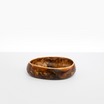 Dinosaur Designs Medium Rock Bowl in Dark Horn Colour resin