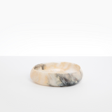 Dinosaur Designs Medium Rock Bowl in Sandy Pearl Colour resin