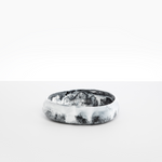 Dinosaur Designs Medium Rock Bowl in White Marble Colour resin