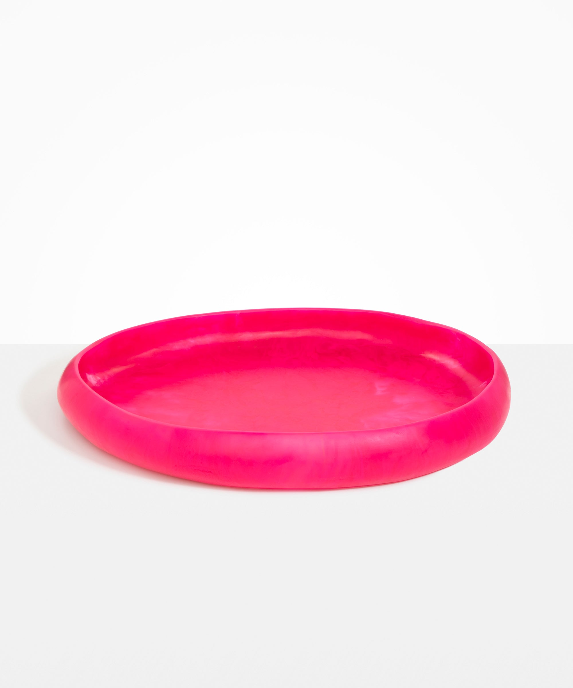 Dinosaur Designs Extra Large Rock Bowl in Flamingo Colour resin