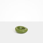 Dinosaur Designs Drift Dish in Olive Colour resin