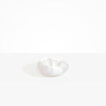 Dinosaur Designs Drift Dish in Snow Swirl Colour resin