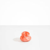 Dinosaur Designs Medium Pebble Jar in Strawberry Colour resin