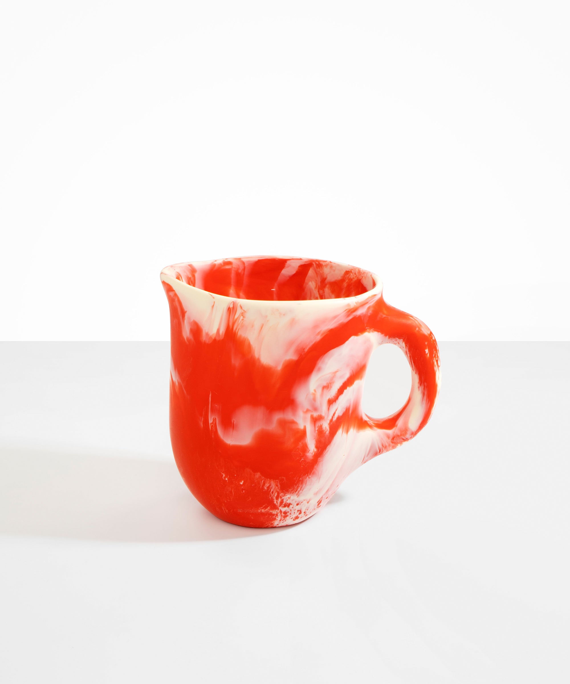 Dinosaur Designs Large Rock Jug in Strawberry Colour resin