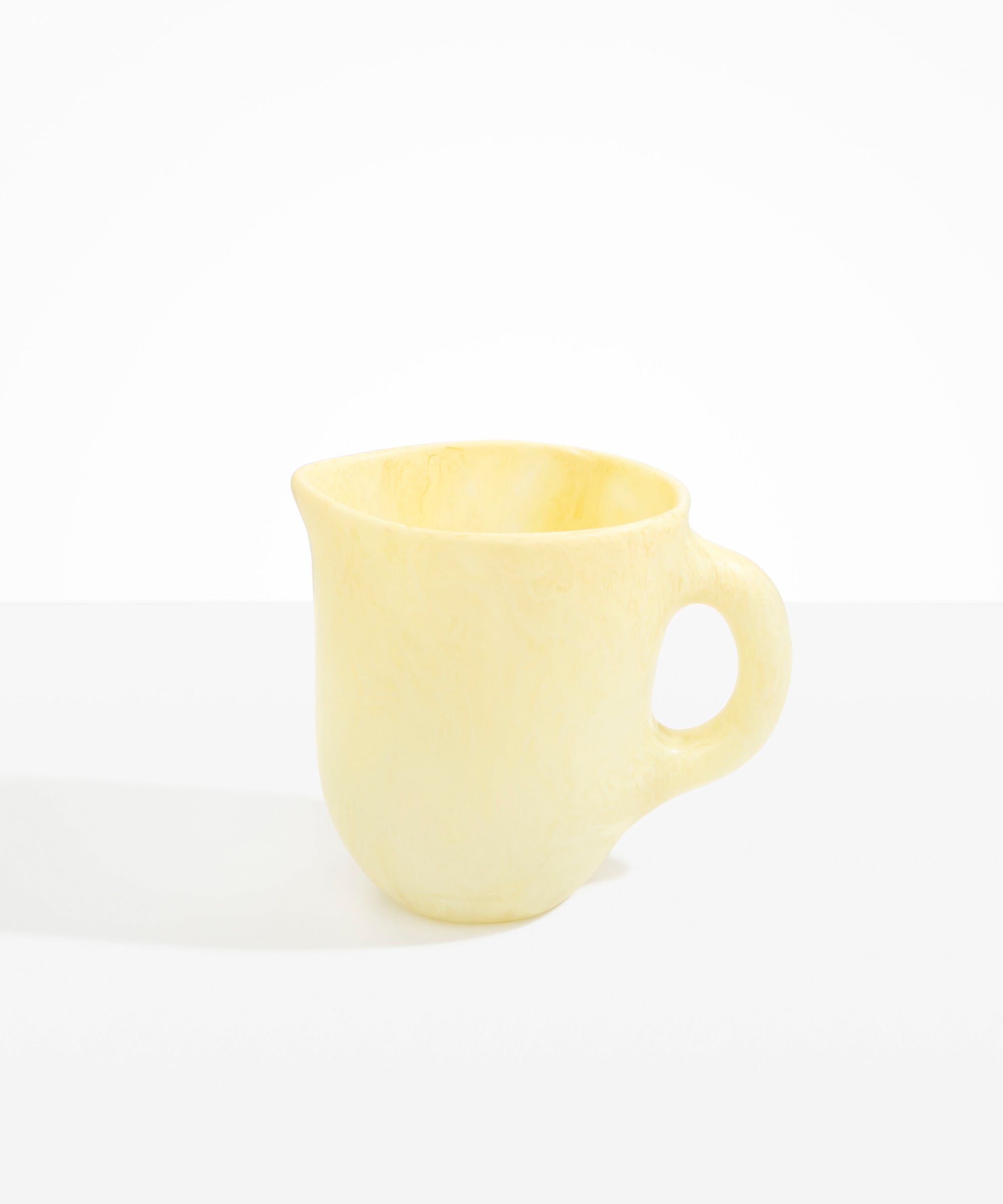 Dinosaur Designs Large Rock Jug in Lemon Colour resin