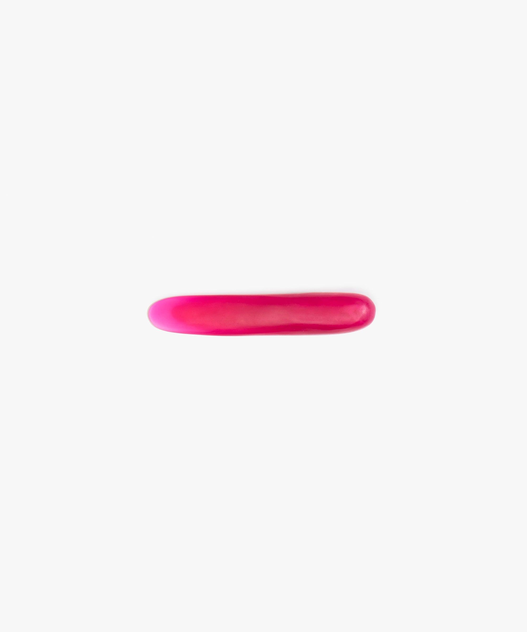 Dinosaur Designs Stone Butter Knife in Flamingo Colour resin