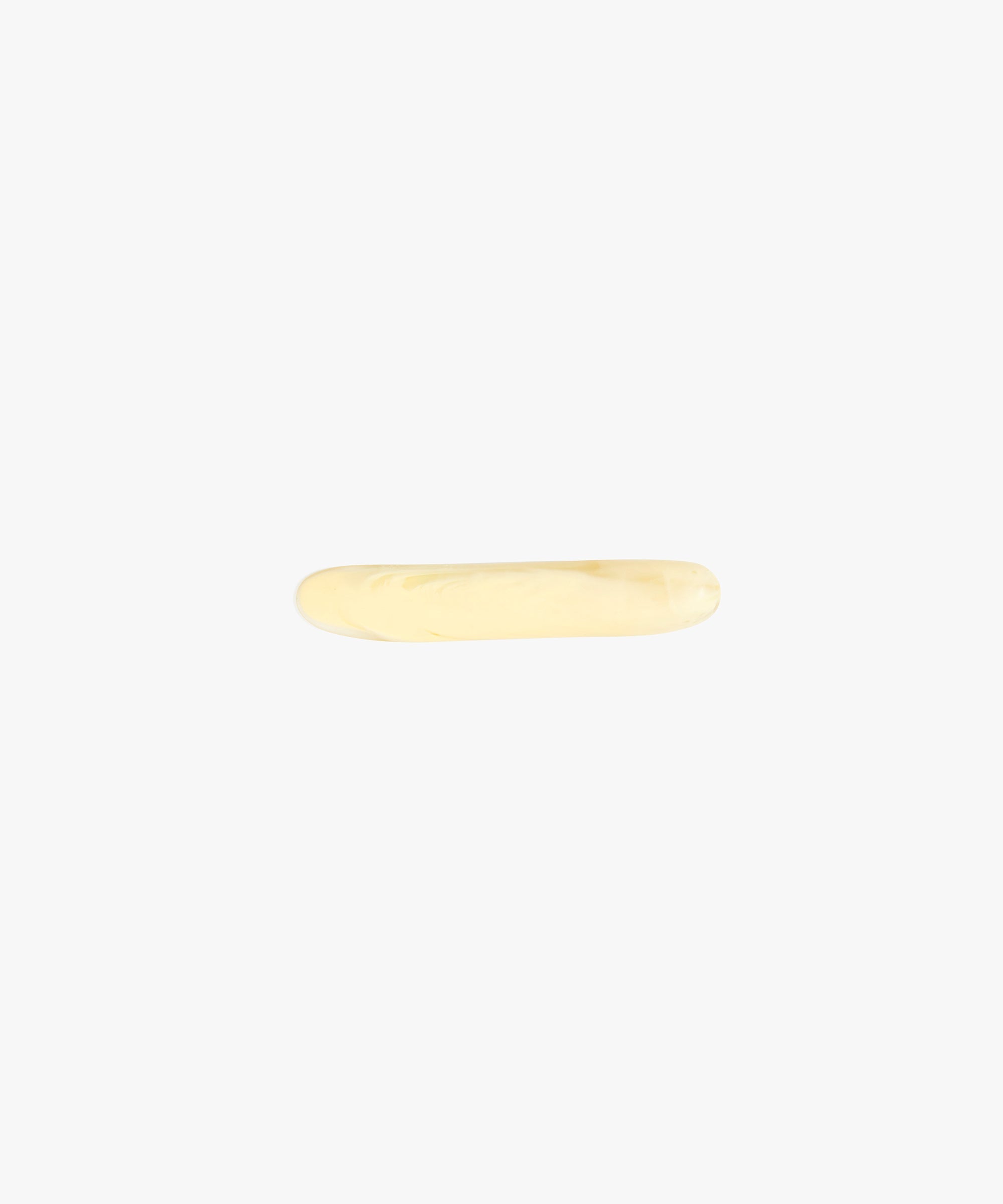 Dinosaur Designs Stone Butter Knife in Lemon Colour resin