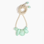 Dinosaur Designs Boulder Rock Necklace in Mint Colour resin