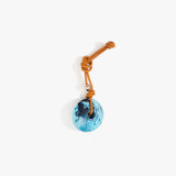 Dinosaur Designs Flat Watercolour Bag Charm in Water Colour resin with 925 Sterling Silver Material