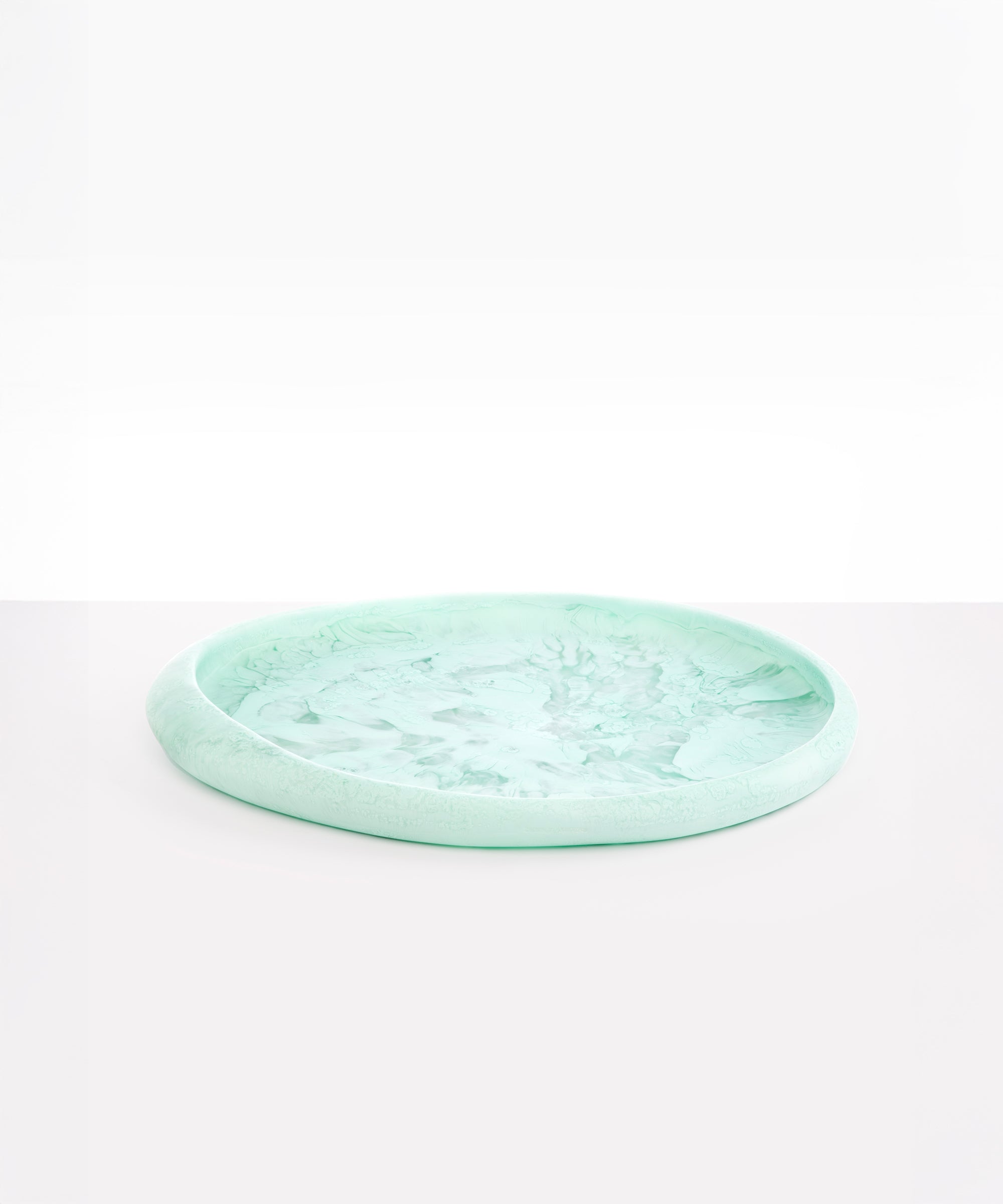Dinosaur Designs Rock Tray in Mint Colour resin