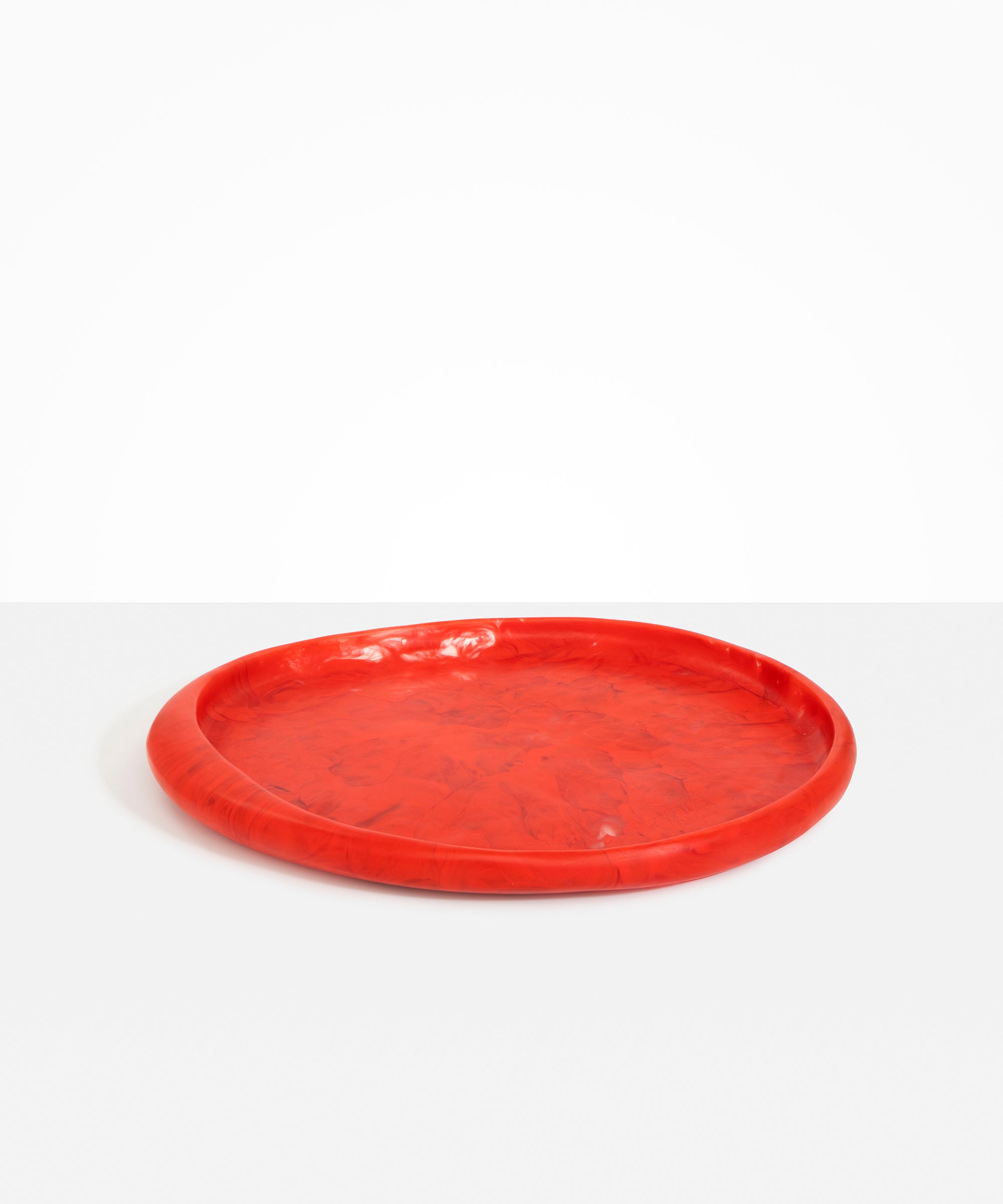 Dinosaur Designs Rock Tray in Poppy Colour resin