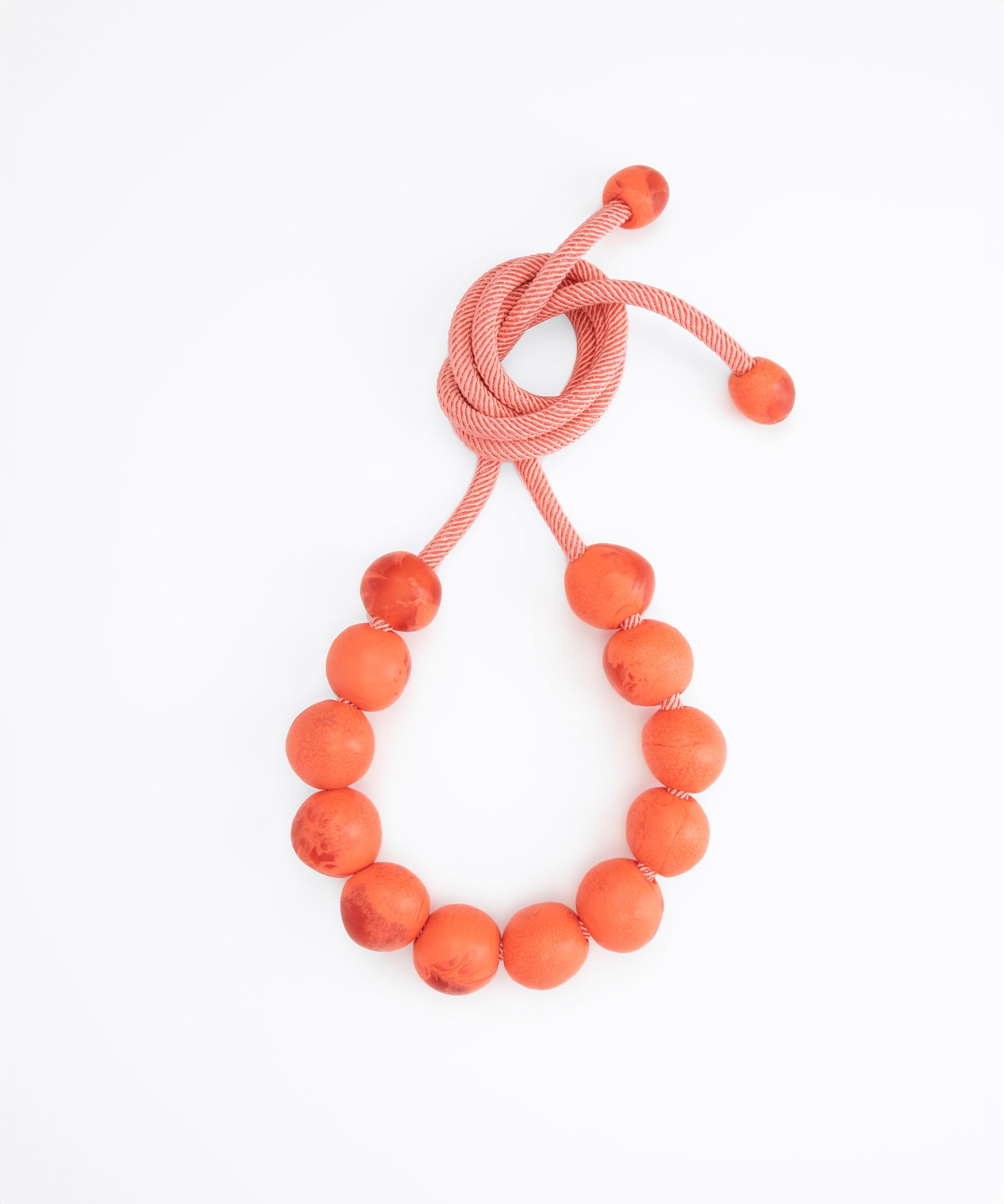 Dinosaur Designs Bold Ball Necklace in Lychee Colour resin