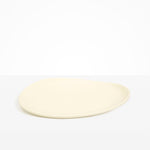 Dinosaur Designs Large Pebble Platter in Cream Colour resin