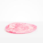 Dinosaur Designs Large Pebble Platter in Shell Pink Colour resin