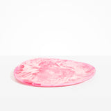 Dinosaur Designs Large Pebble Platter in Shell Pink Colour resin