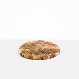 Dinosaur Designs Temple Cheese Platter in Light Horn Colour resin