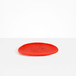 Dinosaur Designs Large Temple Platter in Poppy Colour resin