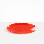 Dinosaur Designs Long Temple Platter in Poppy Colour resin