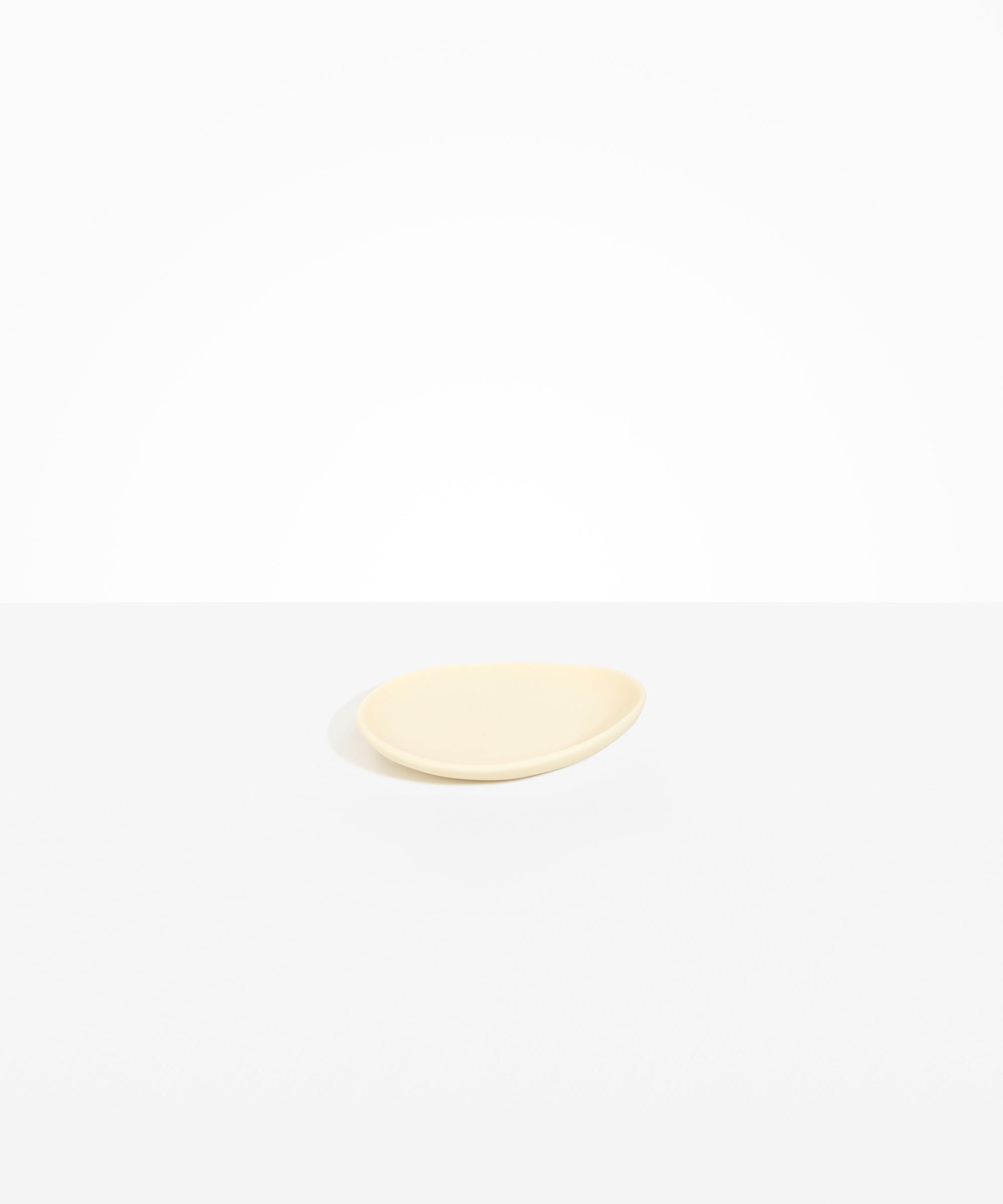 Dinosaur Designs Pebble Side Plate in Cream Colour resin