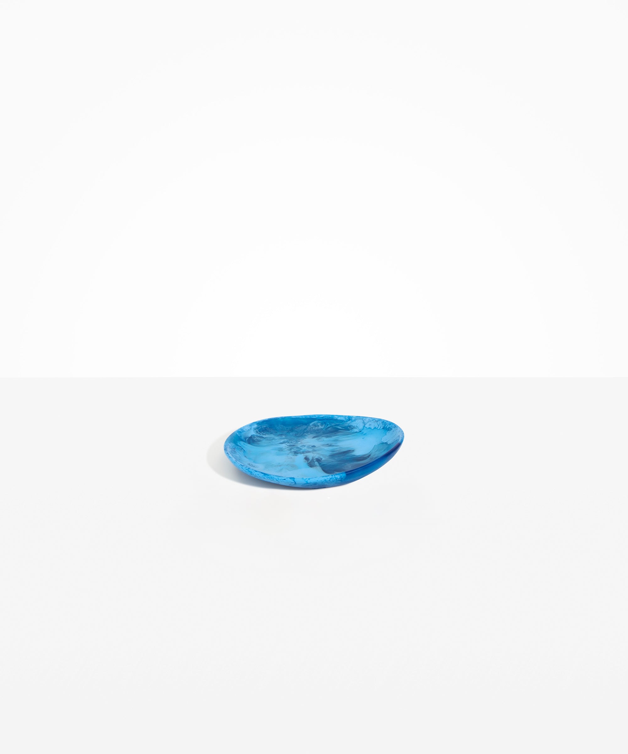 Dinosaur Designs Pebble Side Plate in Sky Colour resin