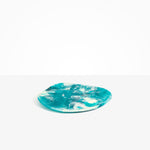 Dinosaur Designs Pebble Plate in Lagoon Colour resin