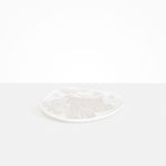 Dinosaur Designs Pebble Plate in Snow Swirl Colour resin