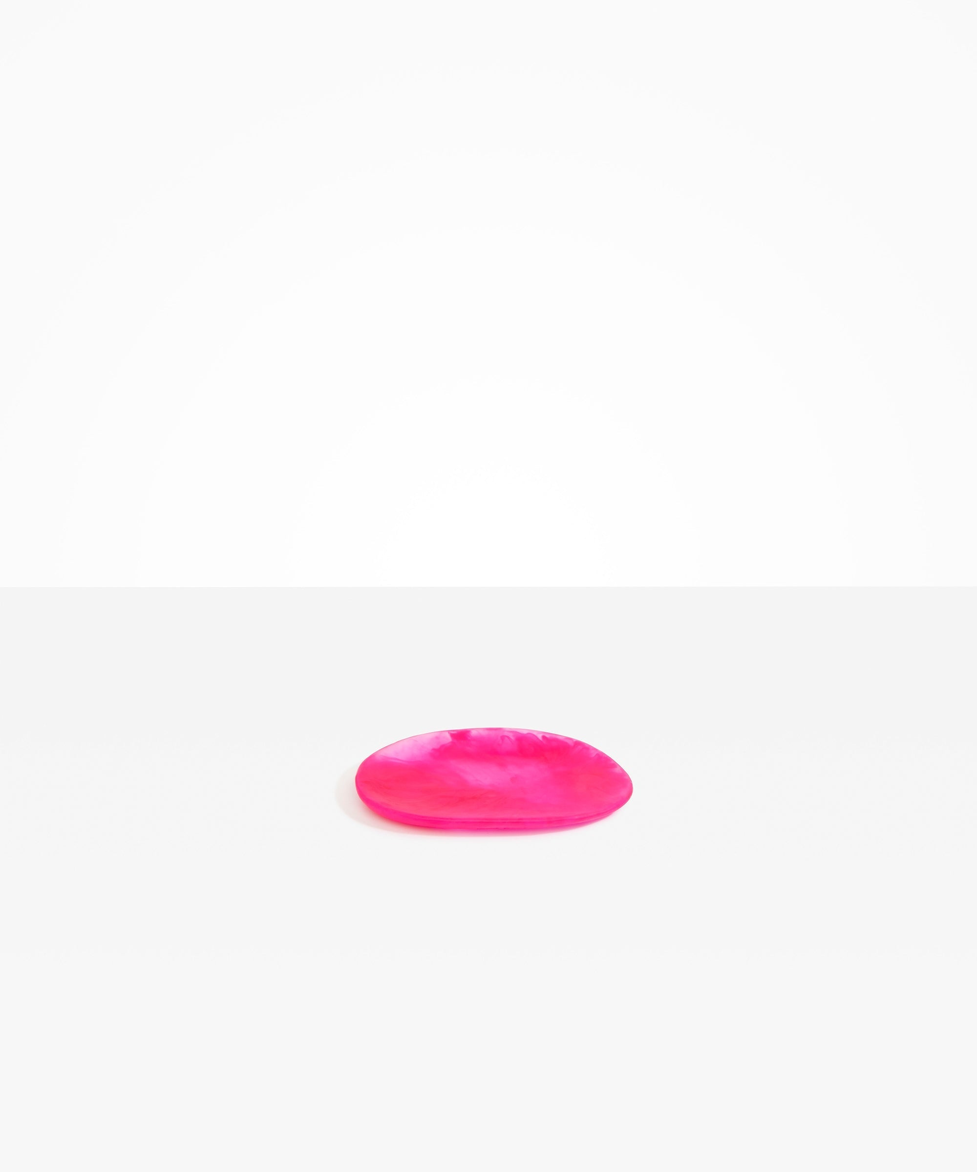 Dinosaur Designs Temple Side Plate in Flamingo Colour resin