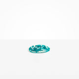 Dinosaur Designs Temple Side Plate in Lagoon Colour resin