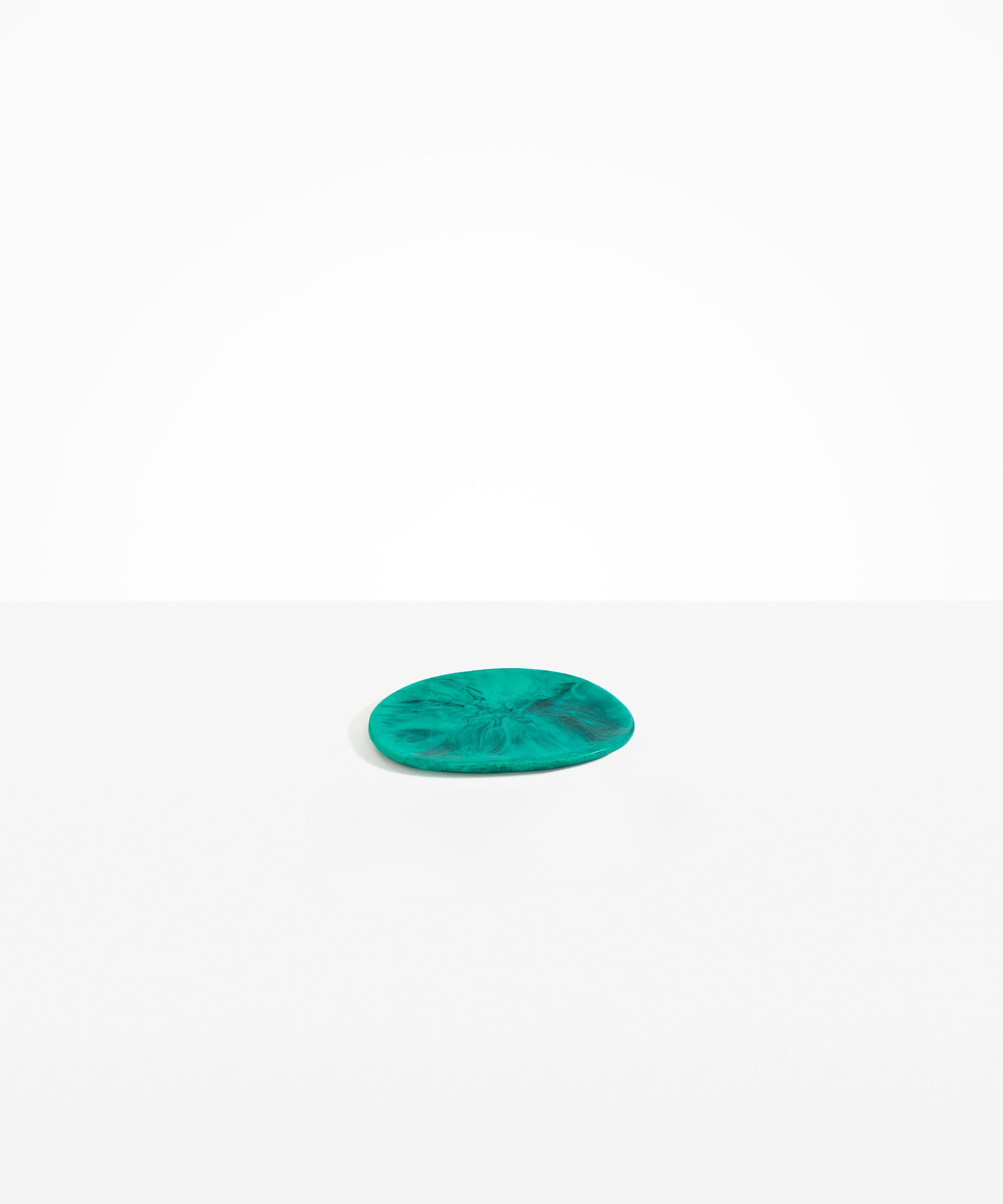 Dinosaur Designs Temple Side Plate in Mineral Swirl Colour resin