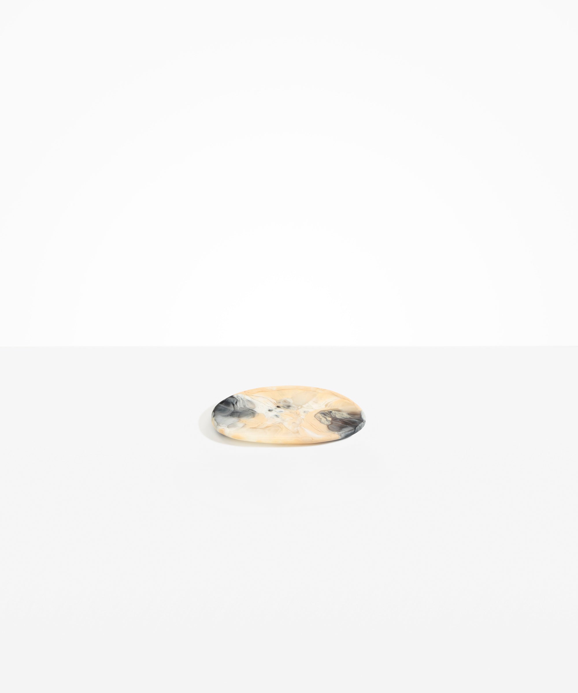 Dinosaur Designs Temple Side Plate in Sandy Pearl Colour resin