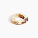 Dinosaur Designs SBRCKMED medium rock bangle LIGHT HORN